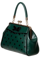 Banned Retro tassen Vintage tassen - Banned Retro Crazy Little Thing Handtas groen-zwart