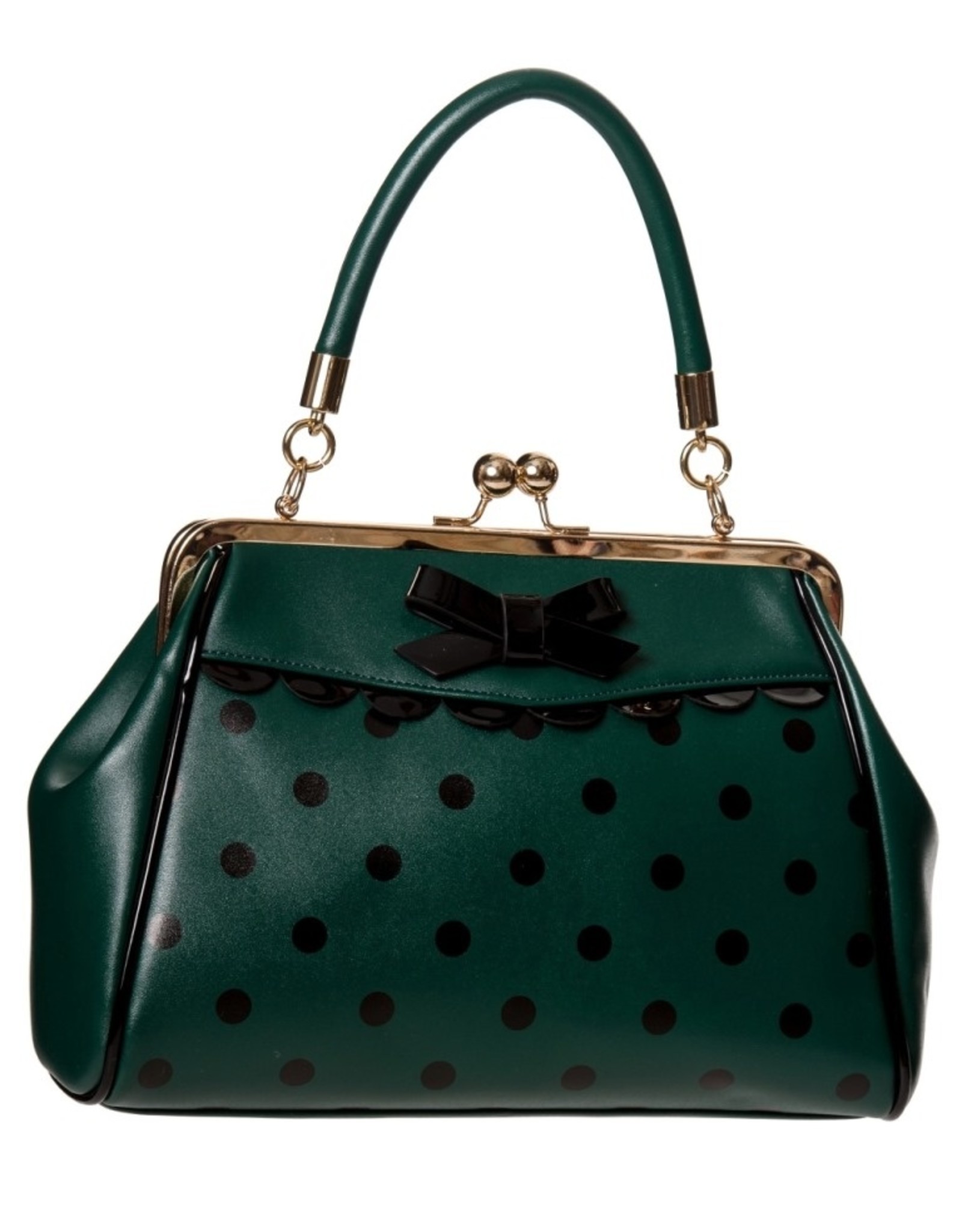 Banned Retro tassen Vintage tassen - Banned Retro Crazy Little Thing Handtas groen-zwart