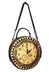 Banned Steampunk tassen Gotic tassen - Banned Steampunk Time Warp Schoudertas