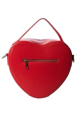 Banned Vintage bags Retro bags - Banned Elegant Spots Heart Handbag red