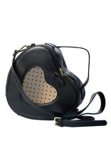 Banned Vintage bags Retro bags - Banned Elegant Spots Heart Handbag black