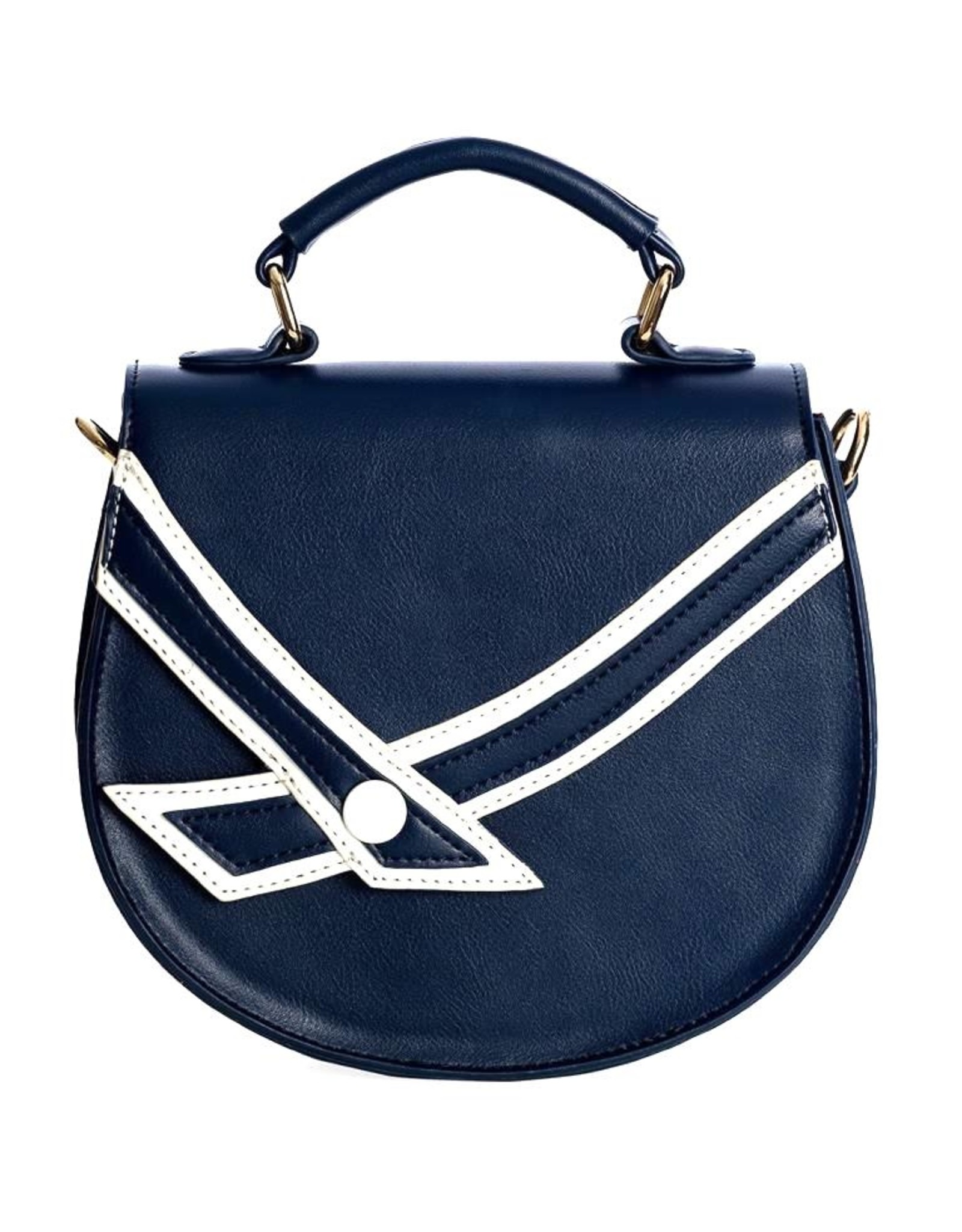 Banned Vintage bags Retro Bags - Banned Nautical Kelly Lee Handbag Navy