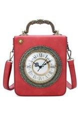 Magic Bags Retro bags  Vintage bags - Retro Handbag with Real Working Clock and Embroidery