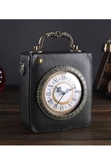 Magic Bags Retro tassen Vintage tassen -  Retro Handtas met Echt Werkende Klok en Borduurwerk