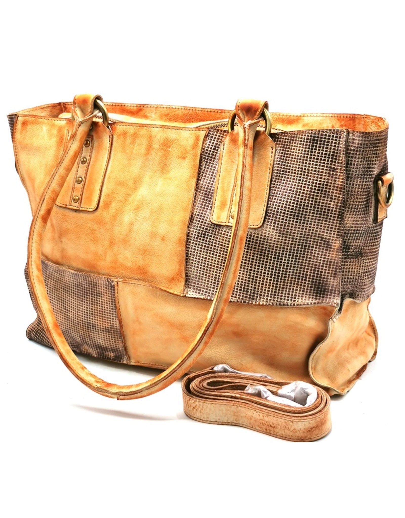 LandLeder Leather bags - Leather Shoulder Bag LandLeder Orange-Brown