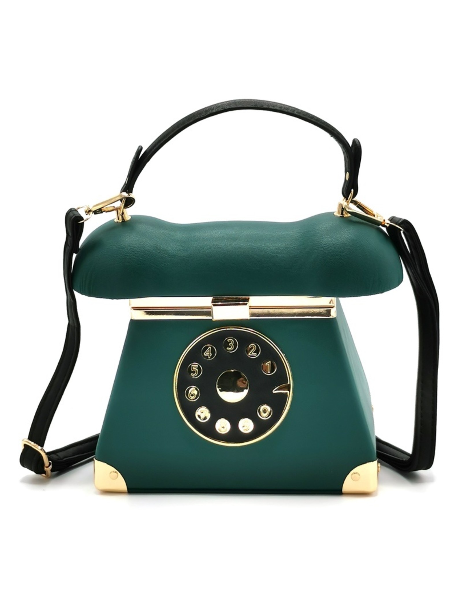 Magic Bags Fantasy bags and wallets - Telephone handbag Green