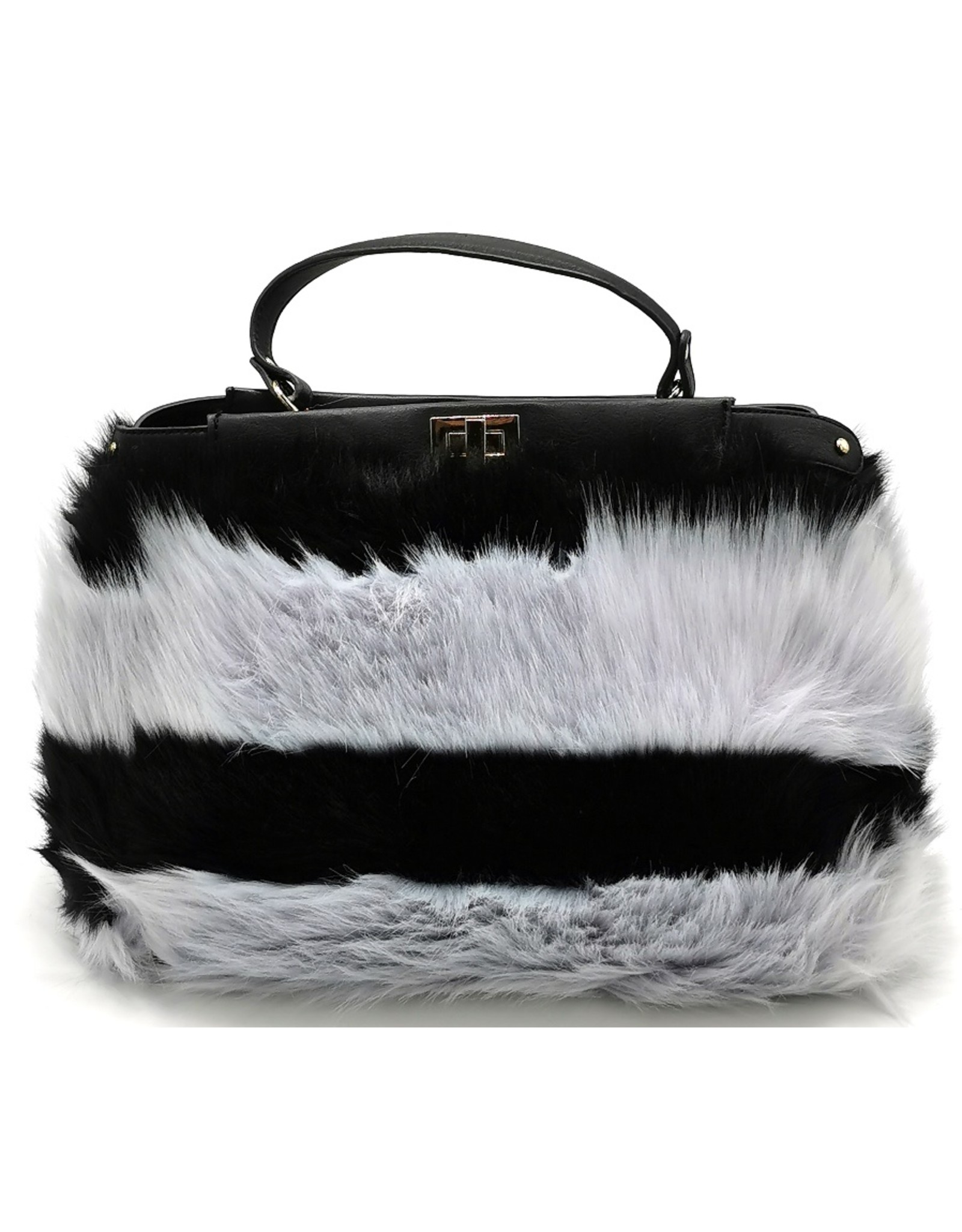 Giuliano Fashion bags - Giuliano Handbag Fur Black Grey