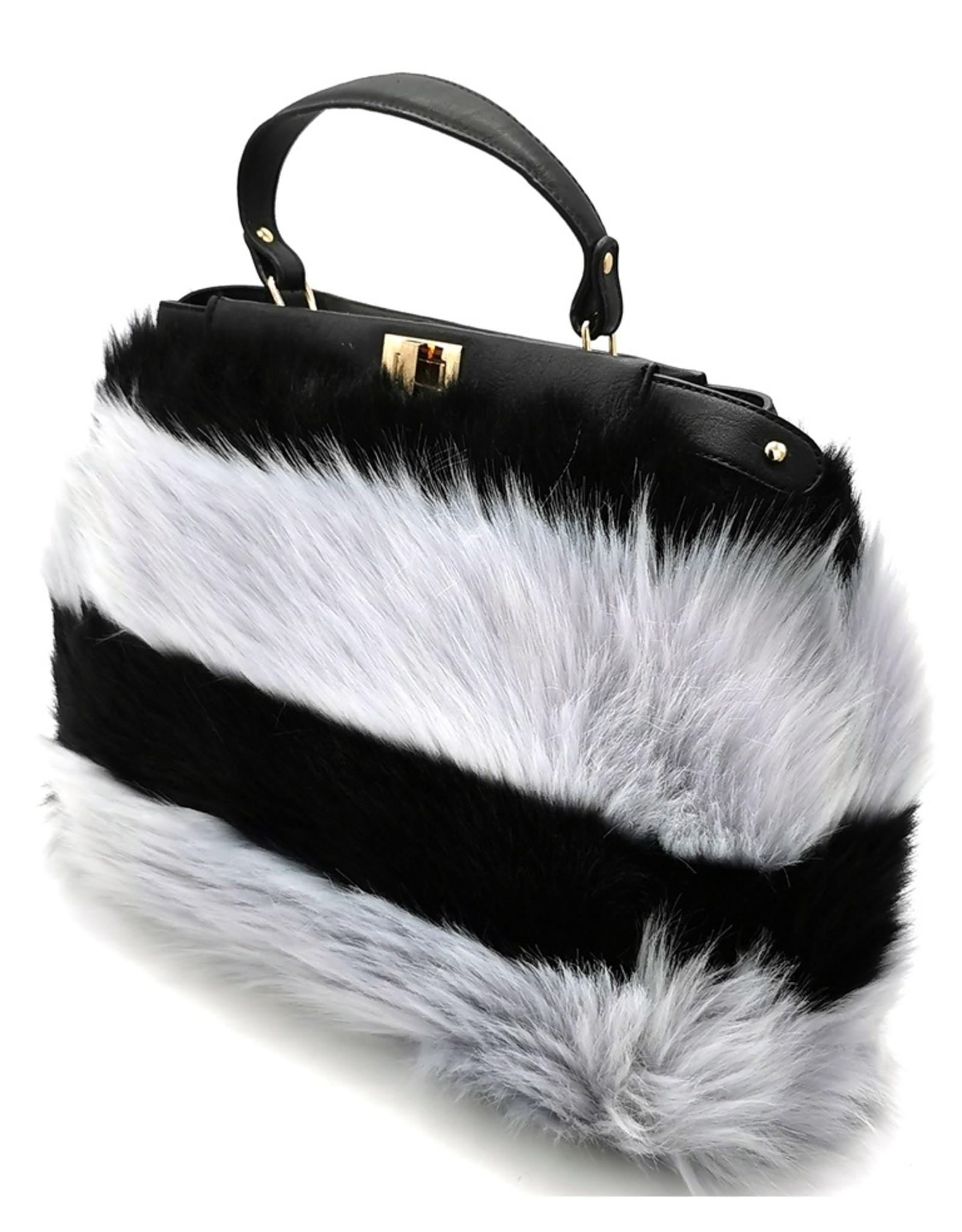 Giuliano Fashion bags - Giuliano Handbag Fur Black Grey