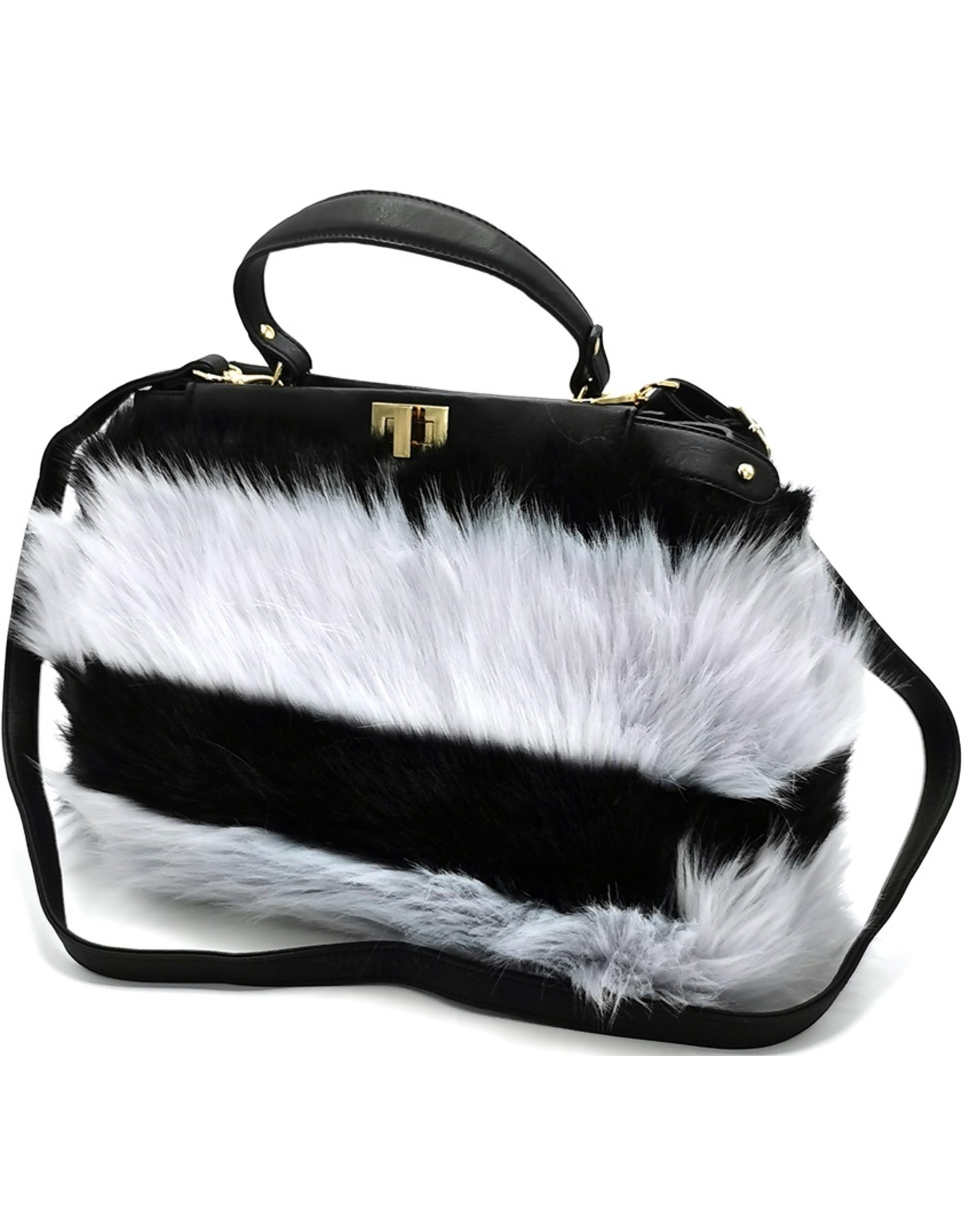 Giuliano Fashion bags - Giuliano Handbag Fur Black Grey