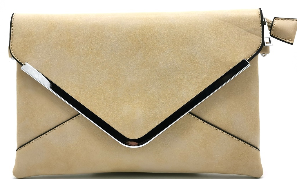 Xuna Clutch Evening purse Beige Boutique Trukado
