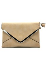 Xuna Clutches, Evening Purses, wallets - Xuna Clutch  Evening purse Beige