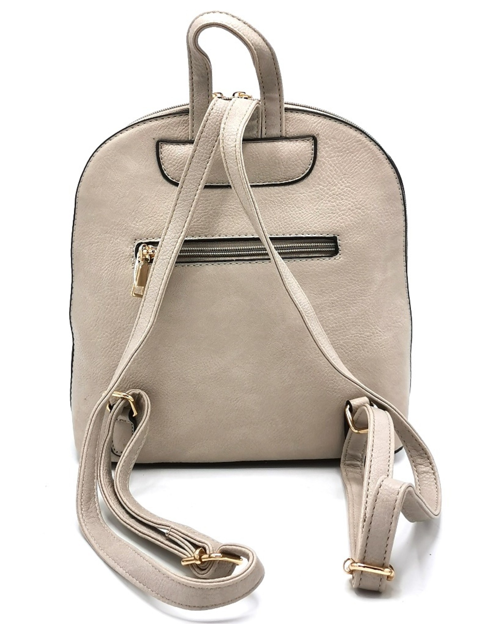 Trukado Backpacks  and fanny packs - Fashion backpack with holographic accents beige