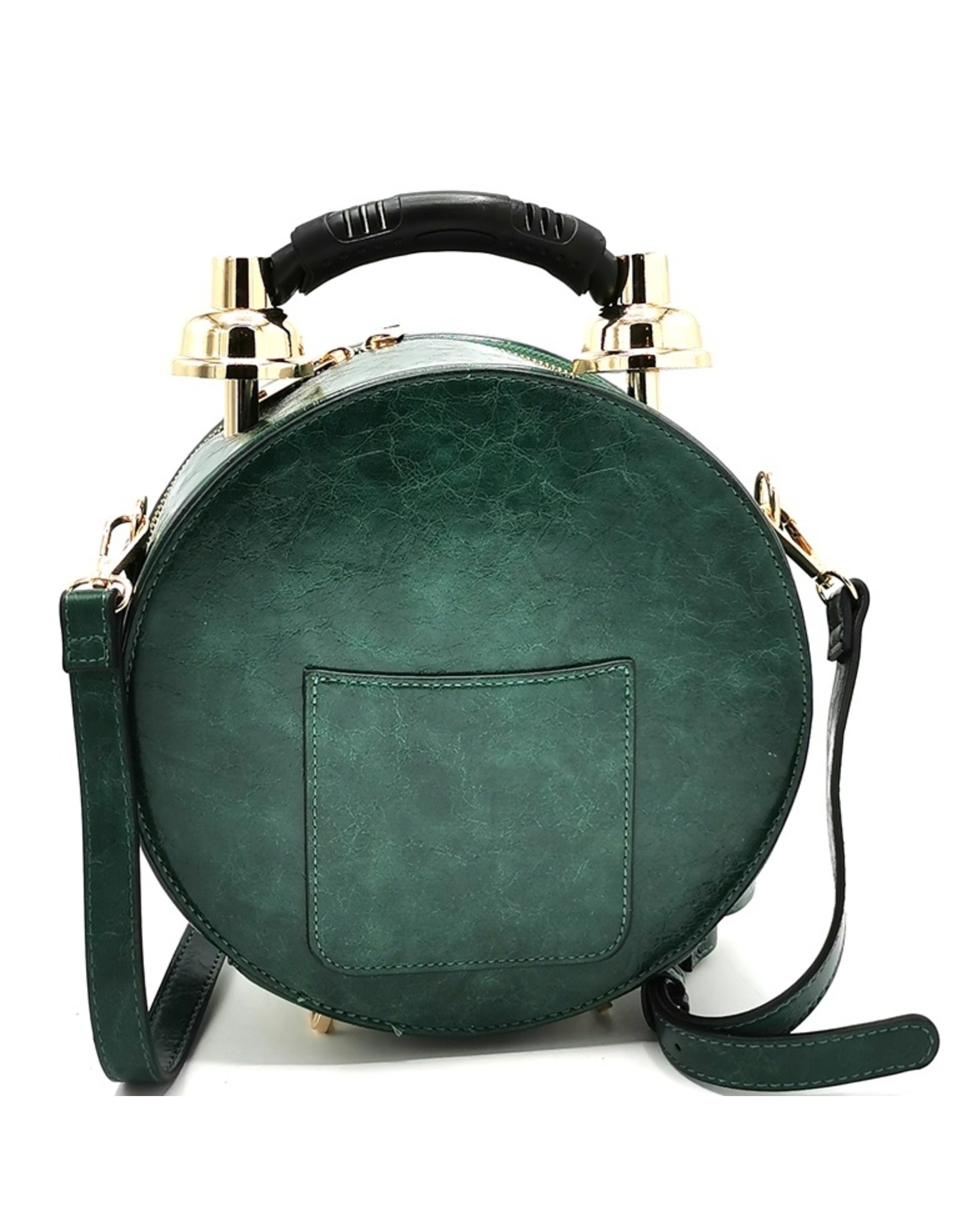 Magic Bags Steampunk tassen Gotic tassen - Klok Handtas met Echte Klok groen (medium)