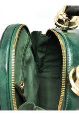 Magic Bags Steampunk tassen Gotic tassen - Klok Handtas met Echte Klok groen (medium)