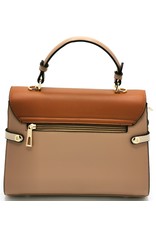 Tom & Eva Fashion bags - Tom & Eva Design Handbag Apricot-Brown