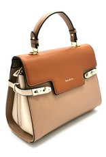 Tom & Eva Fashion bags - Tom & Eva Design Handbag Apricot-Brown