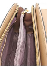 Tom & Eva Fashion bags - Tom & Eva Design Handbag Apricot-Brown