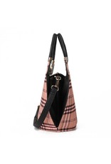 Trukado Fashion bags - Modious Handbag with Free Purse Checkered pattern