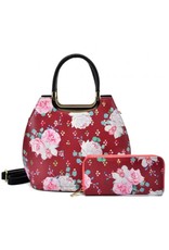 Trukado Fashion bags - Handbag with flowers Vintage Roses red