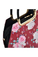 Trukado Modieuze tassen - Handtas met bloemen Vintage Roses rood