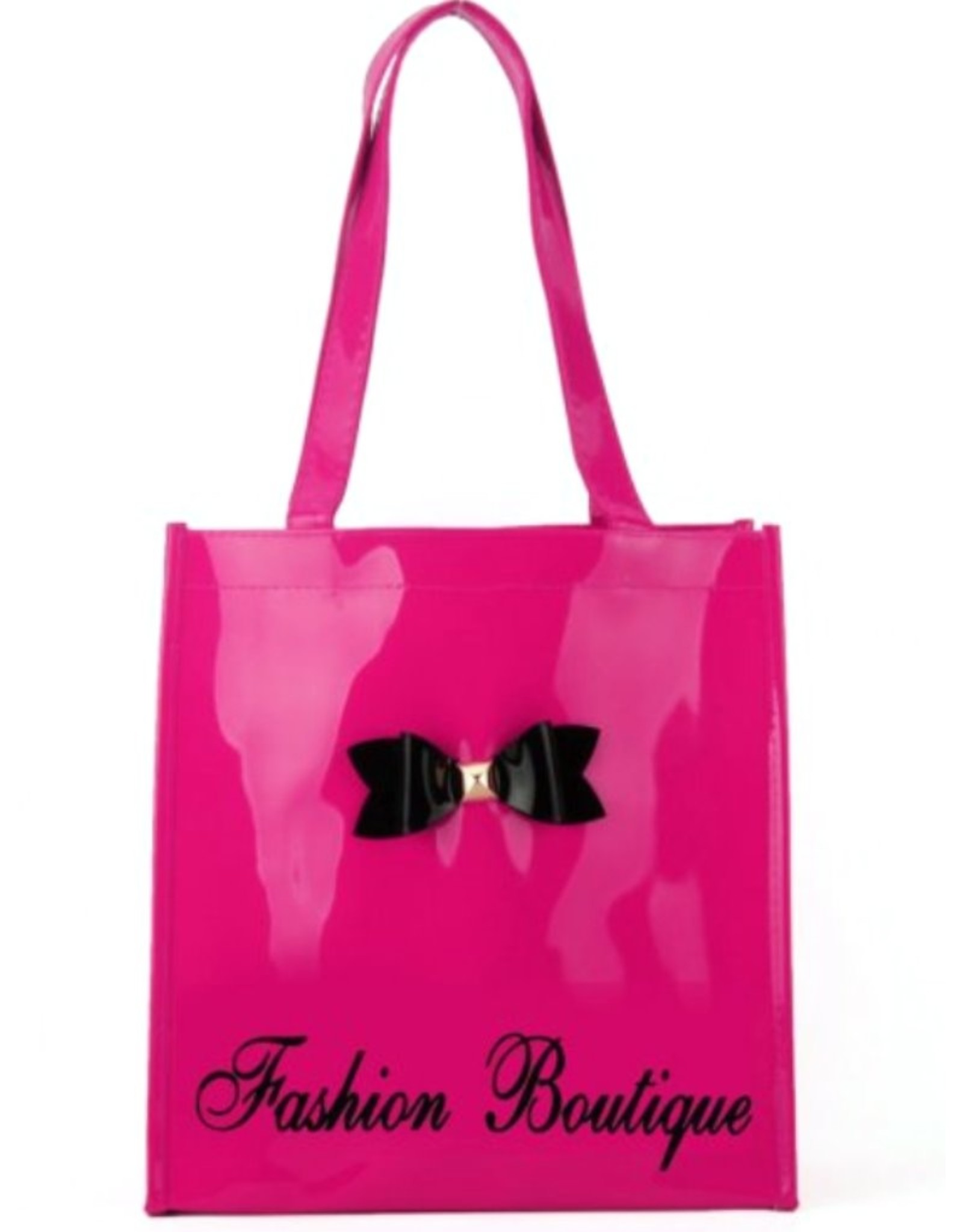 Trukado Modieuze tassen - Shopper met Strik en ritssluiting Fuchsia Lak