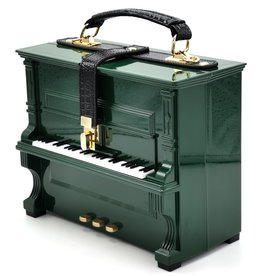 Magic Bags Piano Handtas in de vorm van Echte Piano groen