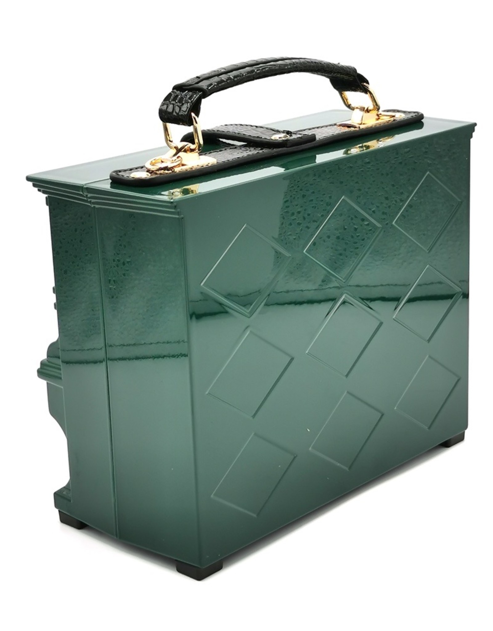 Magic Bags Fantasy bags and wallets - Piano Handbag shaped like Real Piano green