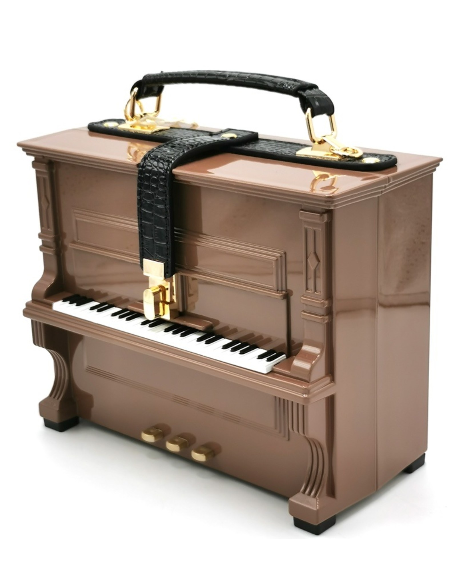 Magic Bags Fantasy tassen - Piano Handtas in de vorm van Echte Piano tan