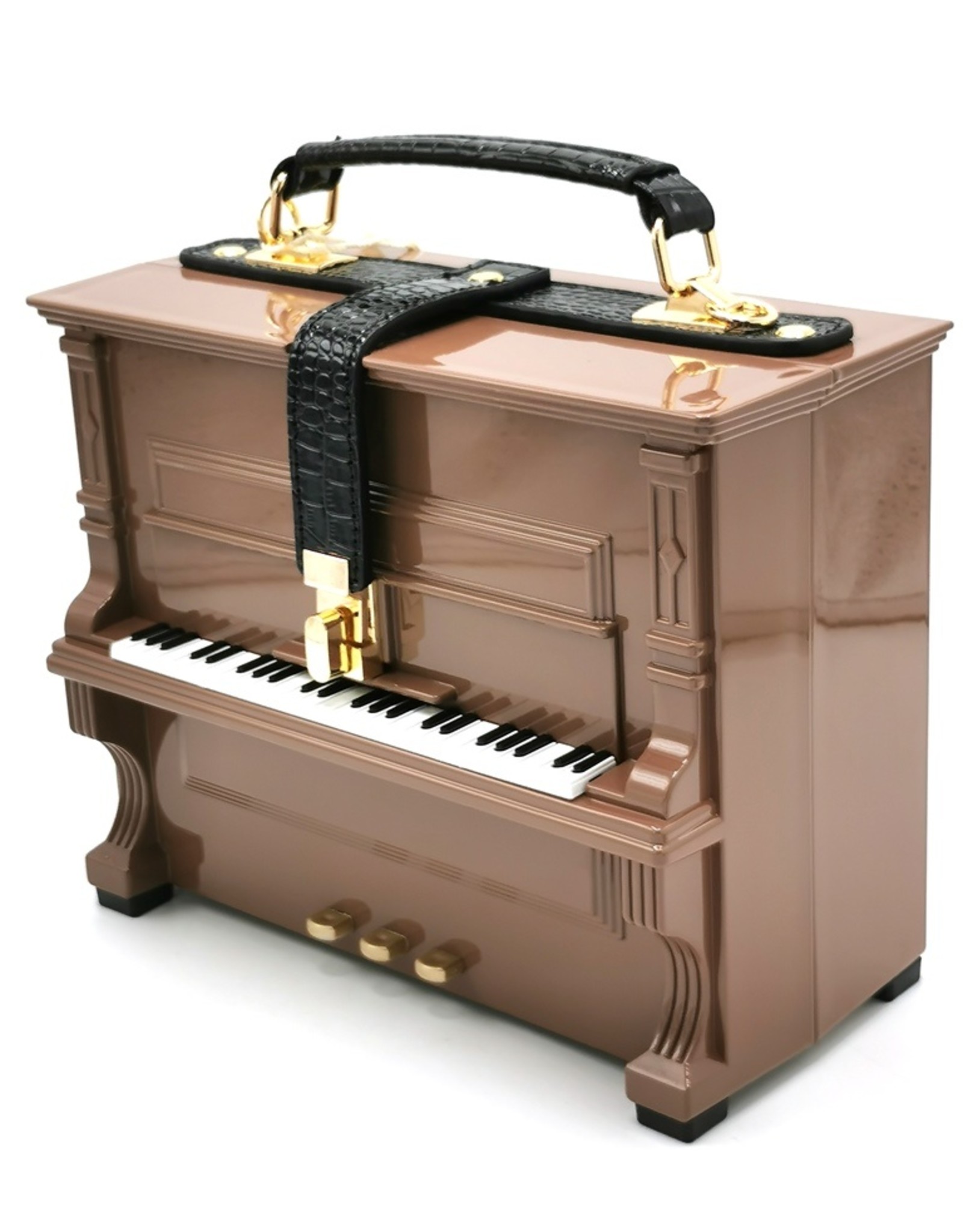 Magic Bags Fantasy tassen - Piano Handtas in de vorm van Echte Piano tan