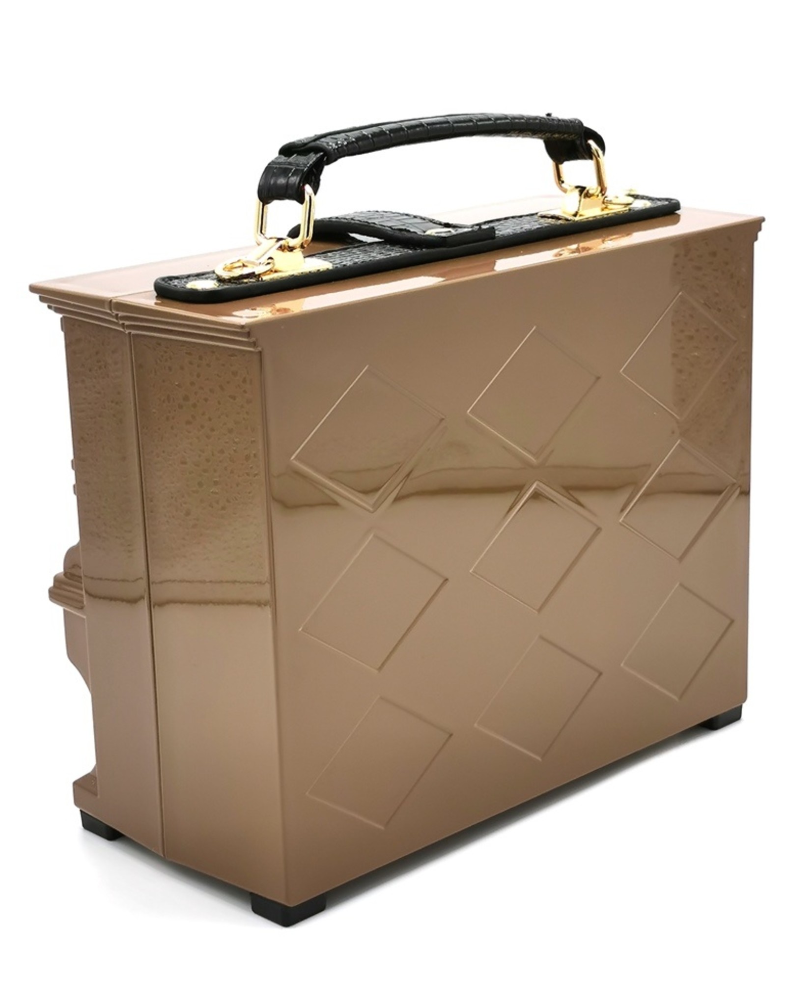 Magic Bags Fantasy bags - Piano Handbag in the shape of Real Piano tan