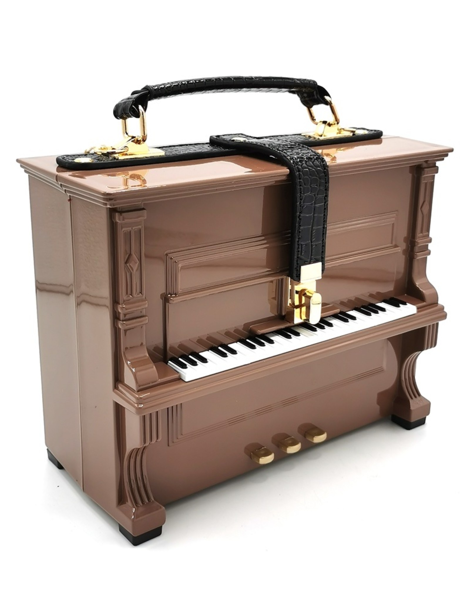 Magic Bags Fantasy tassen - Piano Handtas in de vorm van Echte Piano tan