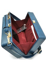 Trukado Fantasy tassen - Retro Radio tas met Echte Radio en Bluetooth blauw