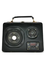 Magic Bags Fantasy bags - Retro Radio bag with Real Radio and Bluetooth black