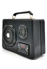 Magic Bags Fantasy bags - Retro Radio bag with Real Radio and Bluetooth black