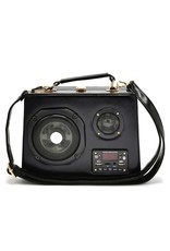 Magic Bags Fantasy bags - Retro Radio bag with Real Radio and Bluetooth black