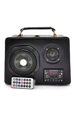 Magic Bags Fantasy tassen - Retro Radio tas met Echte Radio en Bluetooth zwart