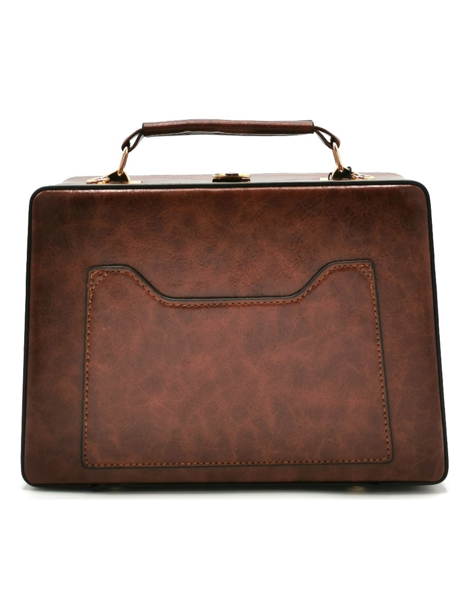 Magic Bags Fantasy bags - Retro Radio bag with Real Radio and Bluetooth brown