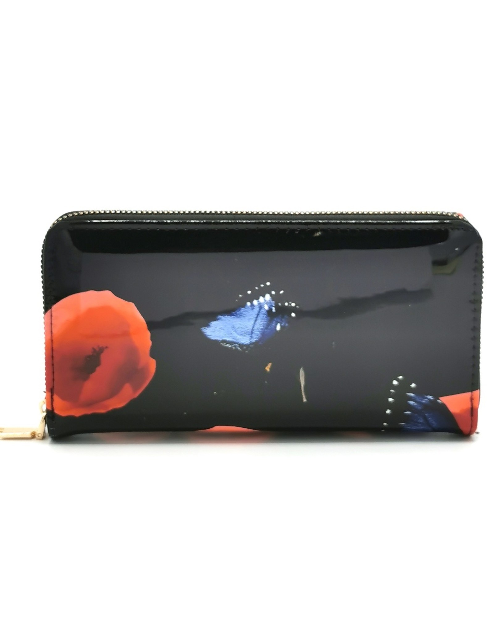 Trukado Fashion bags - Handbag with butterflies and Poppy Black Newest