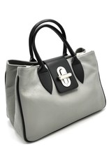 Kevim Leather bags - Kevim Leather Hand bag Grey calf leather