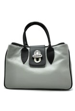 Kevim Leather bags - Kevim Leather Hand bag Grey calf leather