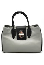 Kevim Leather bags - Kevim Leather Hand bag Grey calf leather