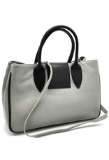 Kevim Leather bags - Kevim Leather Hand bag Grey calf leather