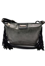 Gallantry Fashion bags - Galantry Shoulder Bag with Fringes black