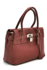 Leslly Leather bags - Leslly Leather Hand bag Red