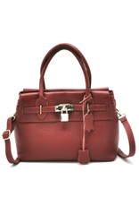 Leslly Leather bags - Leslly Leather Hand bag Red