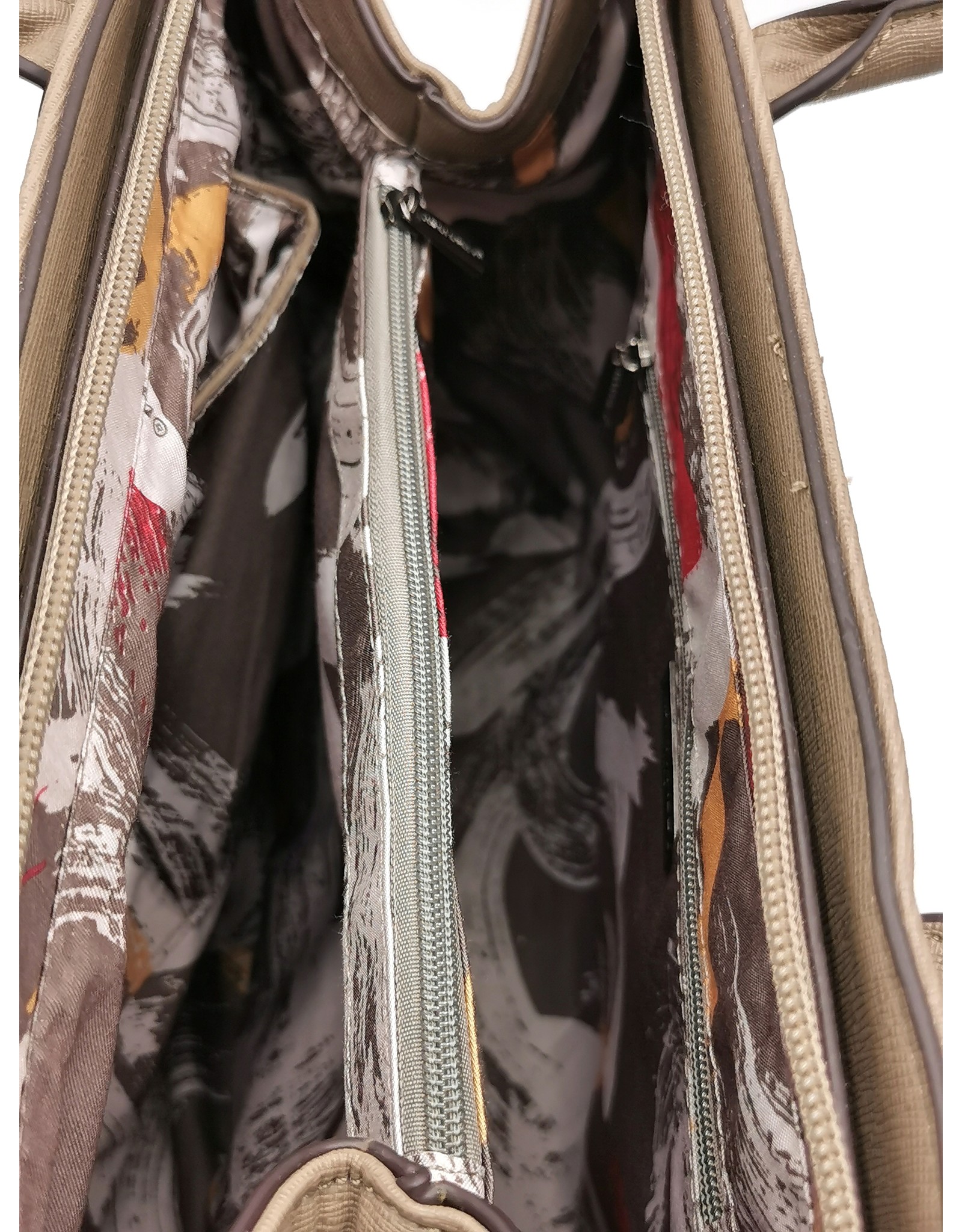 Xuna Fashion bags - David Jones Handtas met dubbelhengsel d.camel