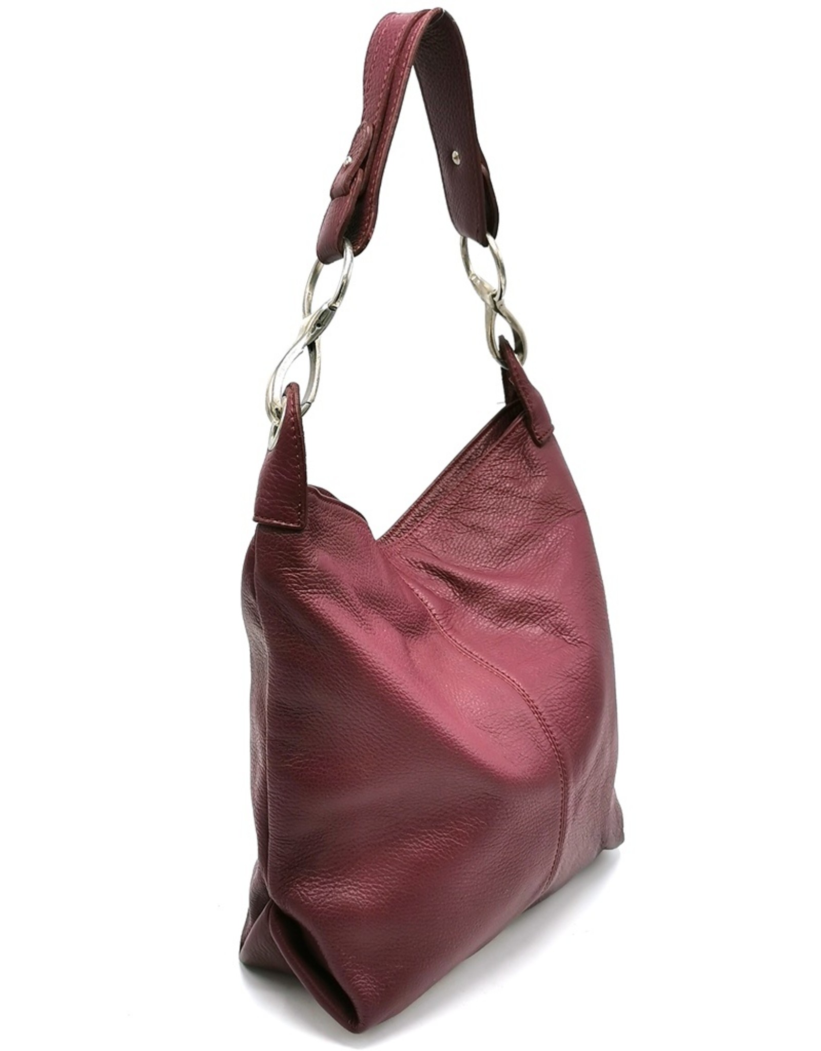 DSTRCT Leather bags - Leather Shoulder Bag Calfskin Plum