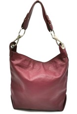 DSTRCT Leather bags - Leather Shoulder Bag Calfskin Plum