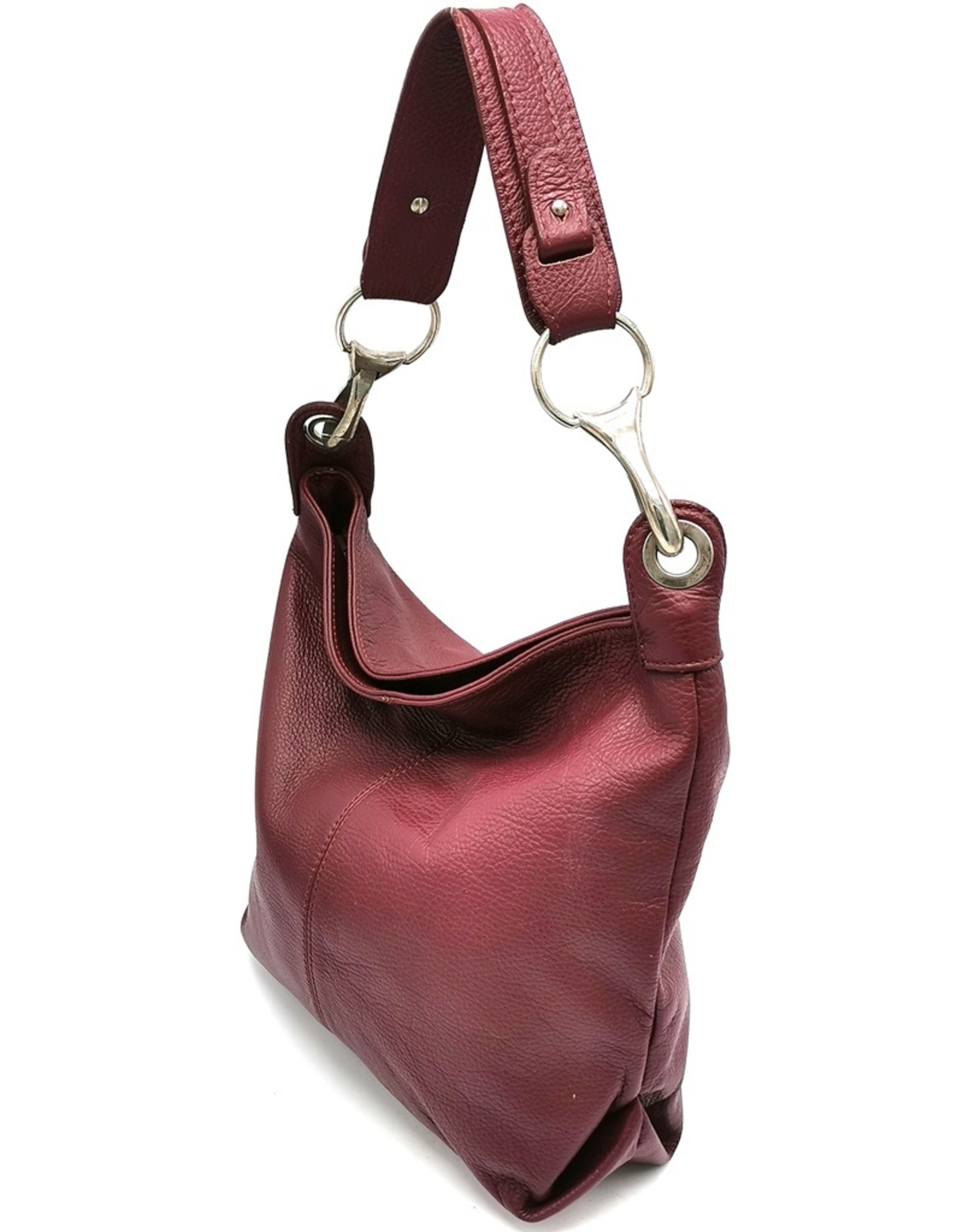 DSTRCT Leather bags - Leather Shoulder Bag Calfskin Plum