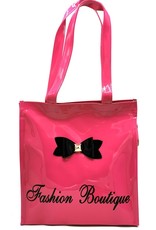 Trukado Modieuze tassen - Shopper met Strik en ritssluiting Fuchsia Lak